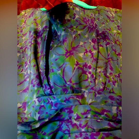 R&K Originals Blue print dress. - Picture 11 of 15